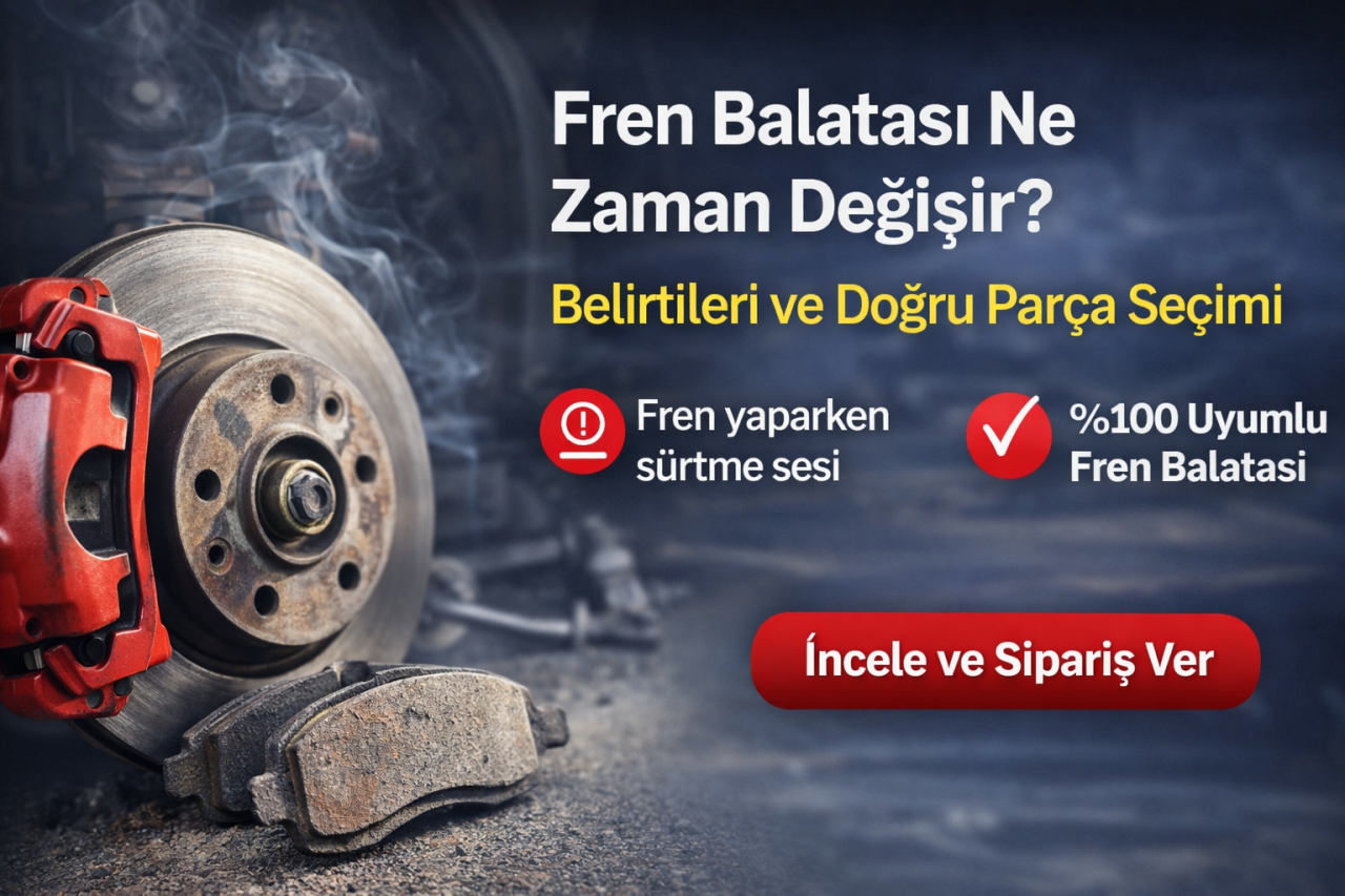 Fren Balatası Ne Zaman Değişir? Belirtileri ve Doğru Parça Seçimi