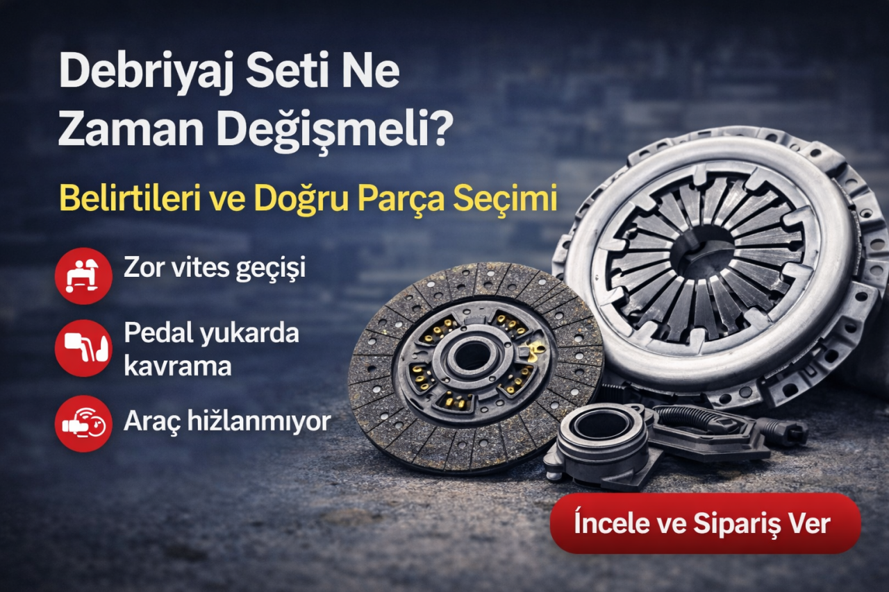 Debriyaj Seti Ne Zaman Değişmeli? Belirtileri ve Doğru Parça Seçimi