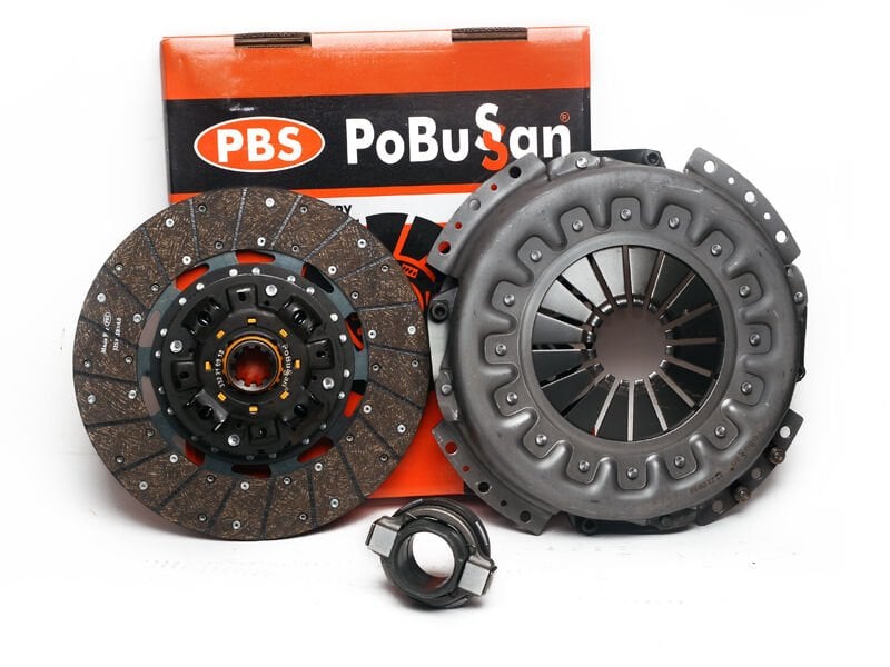 PK330 332 DEBRIYAJ SETI (BASKI+BALATA+RULMAN) 10 DIS OYNAR GOBEK ISUZU NQR70, TURKUAZ