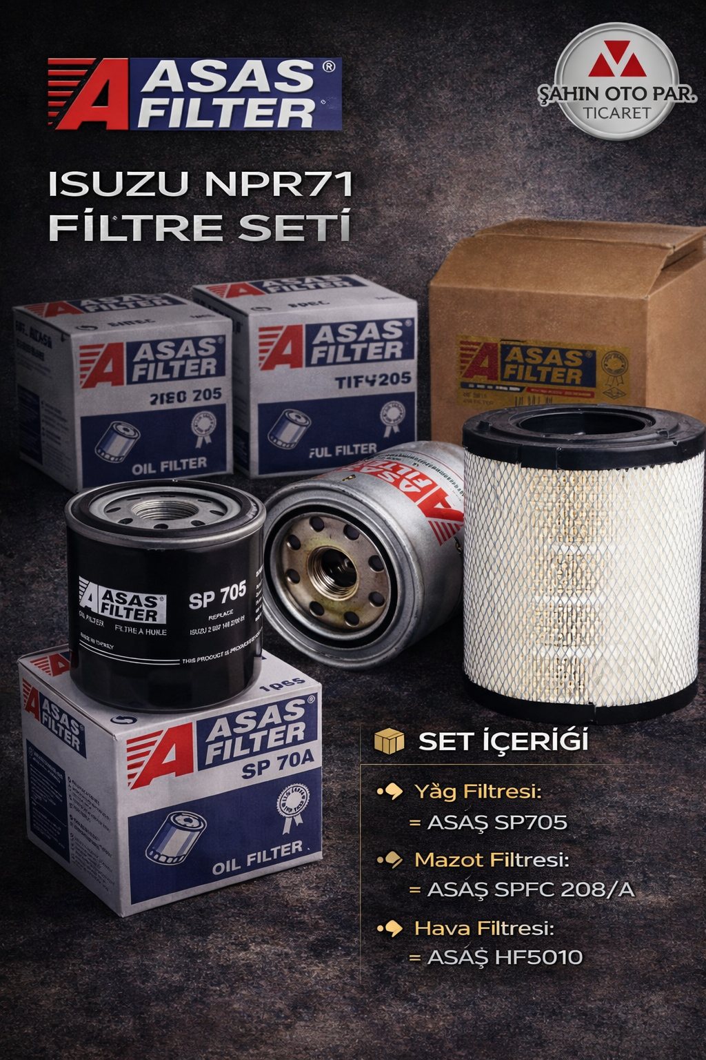 NPR 71 FİLTRE SETİ