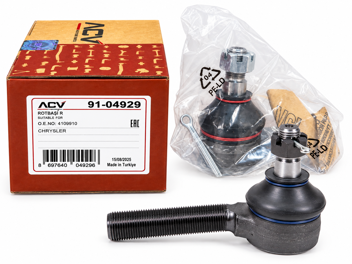 ROT BAŞI SAĞ 90mm W11/16*18 R / AS250-400 / PİCKUP DOÇ