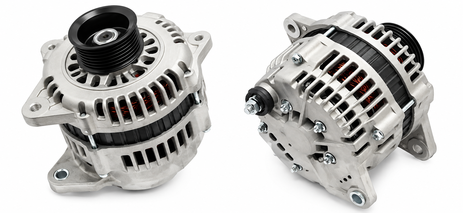 ALTERNATOR KOMPLE SARJ DINAMOSU VAKUMSUZ 12V 90A ISUZU D-MAX 07-16 E-4,E-5 (31)