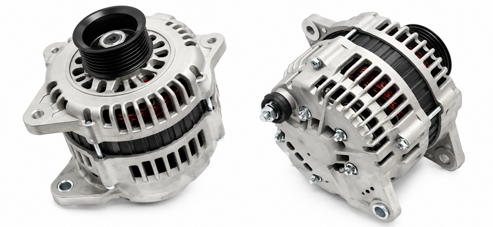 ALTERNATOR KOMPLE SARJ DINAMOSU VAKUMSUZ 12V 90A ISUZU D-MAX 07-16 E-4,E-5 (31)